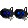 2x Lampa strumieniowa robocza LED 2x8W Niebieska 800Lm OPRYSKIWACZA WIDLAKA